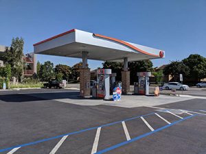 Gas station 76 fullerton